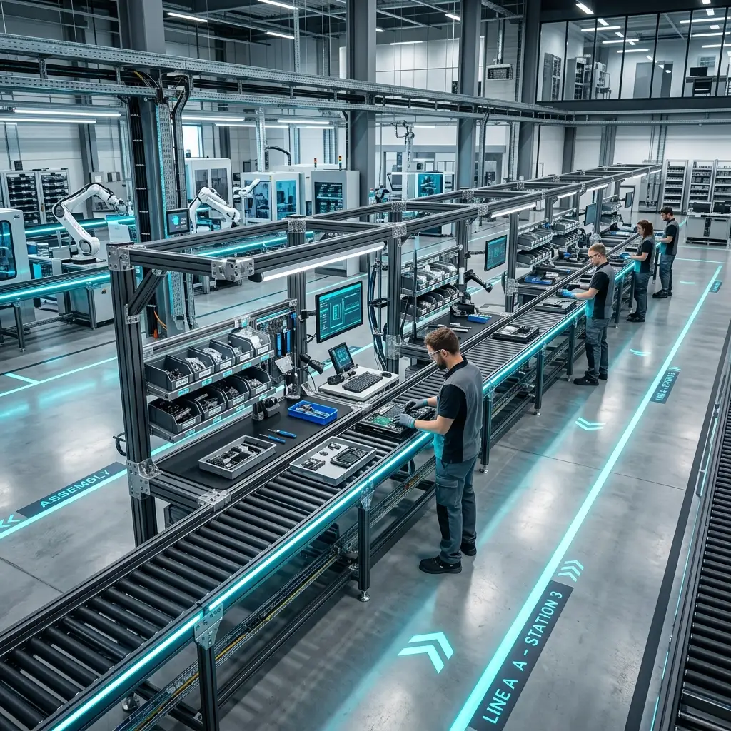 Lean Manufacturing Workstation Assembly