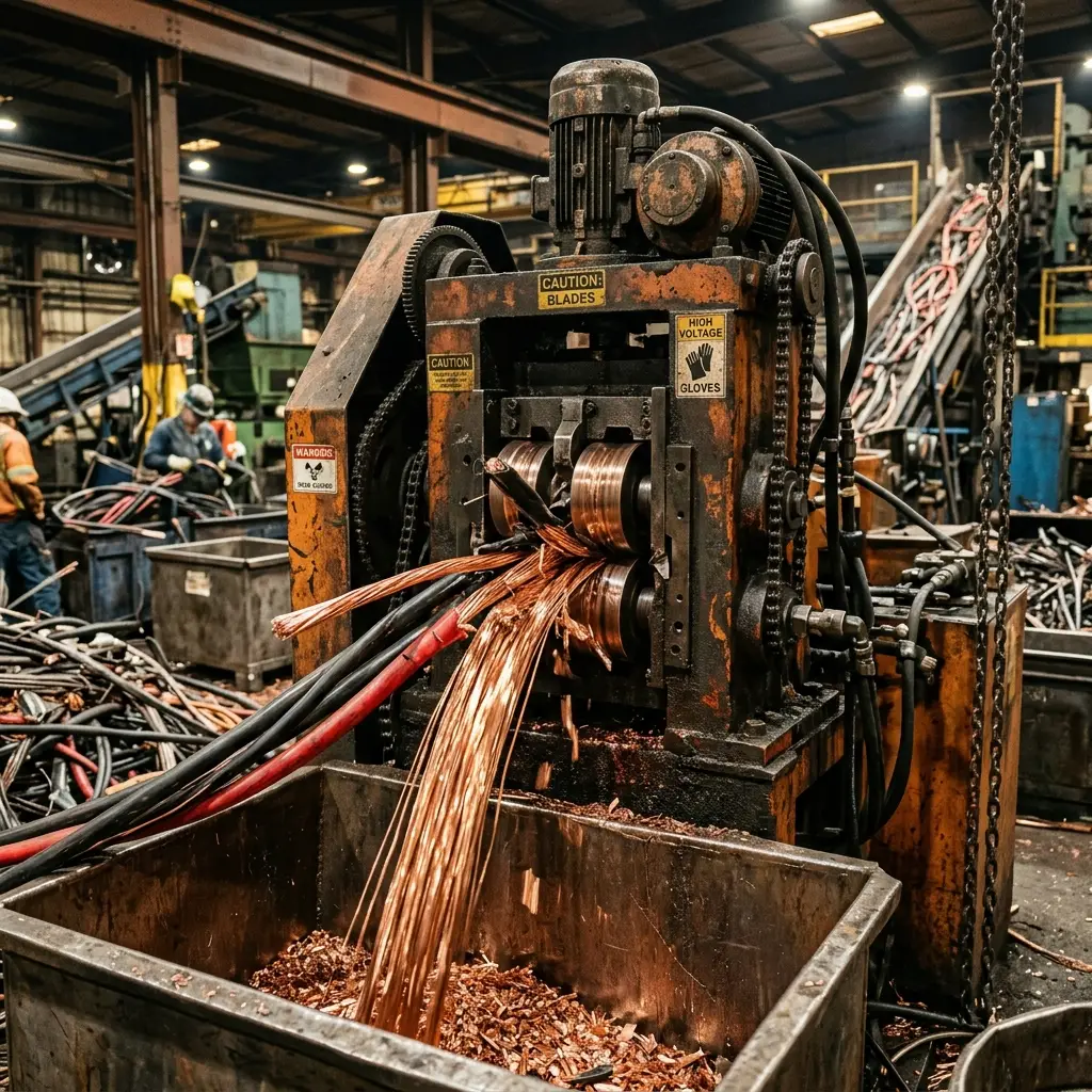 Scrap Wire Processing Machine